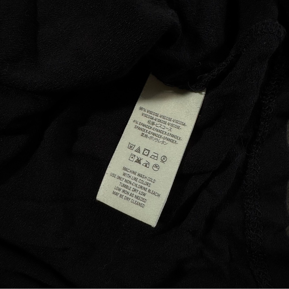 Free People Black Bow Off Shoulder Tank Top S - Picture 9 of 11